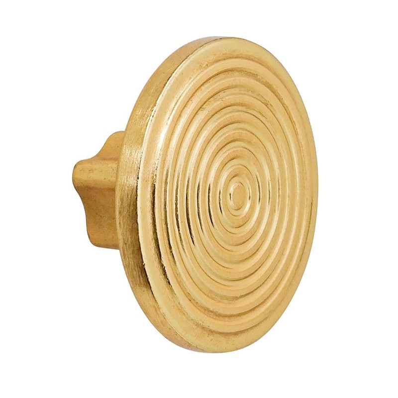 Decoranddecor Mira Spiral Round Cupboard Knob Handle - 40mm Diameter