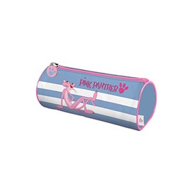 Dohe - Round Pencil Case - Pink Panther - Stripes Model