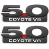 2PCS 5.0 Coyote V8 Emblem Decal Replacement for F150 Fx4
