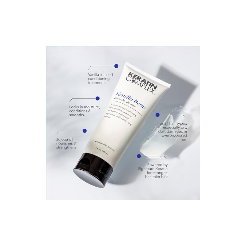 Keratin Complex Vanilla Bean Deep Conditioner, 7 oz