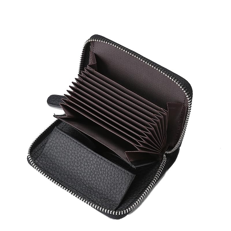 Yocipa Genuine Leather Mini Wallet Compaq Women's Card Case Small
