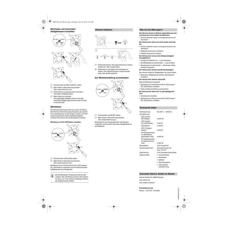 Merten MEG5134-0000 LED Dimmer Switch