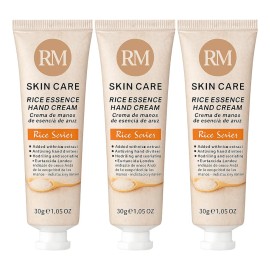 Set 3 Crema De Manos Esencia De Arroz 30g Crema De Bolsillo