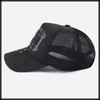 White Fang CA747 Mesh Cap, English Letters, Logo Hat, Running,
