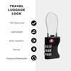 UP Security TSA Approved Luggage Locks - Small Combo Travel