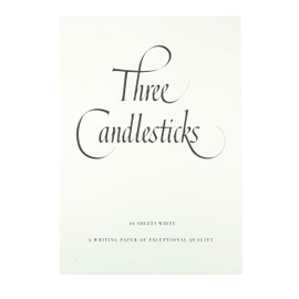 Three Candlesticks A4 Writing Pad, 40 Sheets