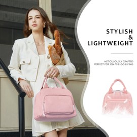 HOMESPON Insulated Lunch Bag for Women Men Adult Cute Corduroy Cool Bag Lunch Box Container Large Capacity Lunch Tote for Work School or Picnic