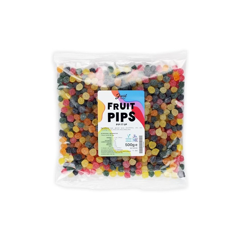 Just Treats Fruit Pips (500g Share Bag)