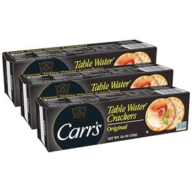 Carr's Table Water Crackers, 4.25 Ounce (Pack of 3)