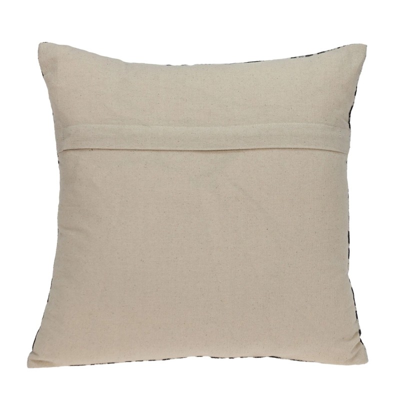 Homeroots Black And White Abstract Velvet Throw Pillow