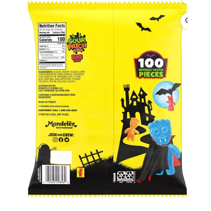 Sour Patch Kids Big Bag Of Sweet And Sour Candys