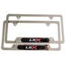 License Plate Frame Cover Holder, LSX Chrome for Camaro Corvette,