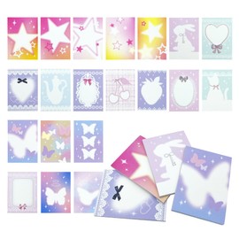 MUWINC 400 Sheets Decorative Paper Set with 20 Unique Designs, Textured Scrapbooking Paper for Bullet Journals, DIY Projects (10 x 7 cm, Writable)