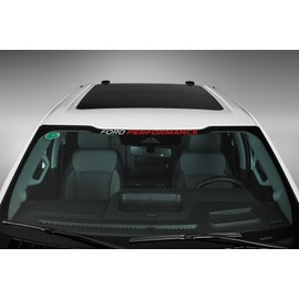 OEM M-1820-WR Front Windshield Banner Decal for 2021-2025 Ford F-150 & 2017-2024 F250 F350 F450 Super Duty