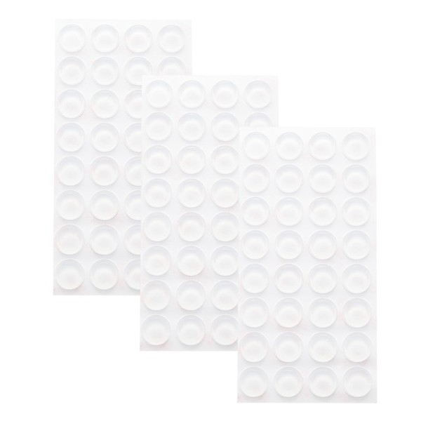 Wuyituart 96 Pcs Cabinet Bumper Dots Clear Soft Self Adhesive