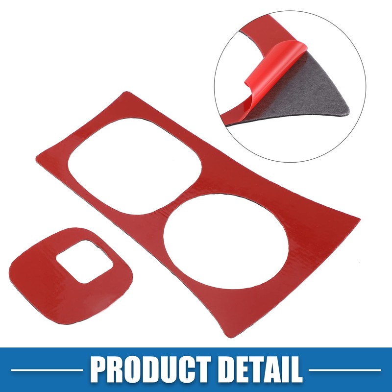 X AUTOHAUX Car Start Ignition Key Hole Panel Cover Interior
