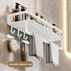 devesanter Shower Shelf, No Drilling, Pack of 2, 40 cm