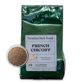 Worldwide Botanicals French Chicory Root, 5 Pound Bag - Brew Like Coffee, Blend Roasted Chicory Root With Coffee, Prebiotic, Acid Free, Caffeine Free, Kosher, 5lb