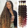 Deep Wave Bulk Braiding Hair for Boho Braids No Weft