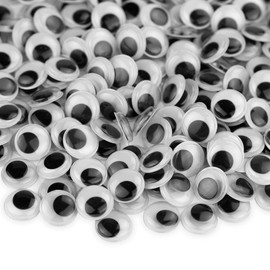 Hygloss Paste On, 15 mm Black Wiggle Eyes