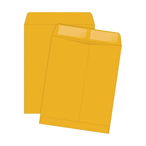 Quality Park Catalog Mailing Envelopes, 11-1/2 x 14-1/2 Envelopes, Gummed,