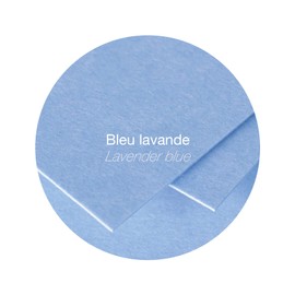 Clairefontaine 55721C Pack of 20 Envelopes Pollen, 90 x 140 mm, 120 g, Ideal for Invitations and Correspondence, Lavender Blue, 1 Pack