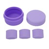 Travel Silicone Makeup Containers Set with 3 Dispensers Refillable Empty