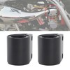 2pcs 1in High Temp Exhaust Clamp Aluminum Butt Joint Exhaust