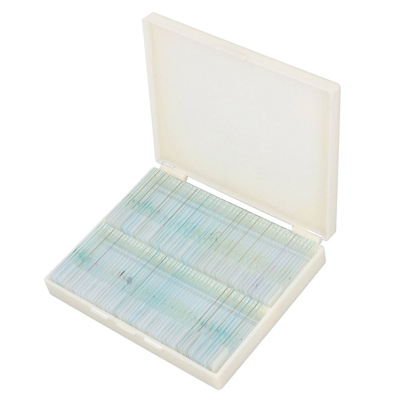 100pcs Microscope Slides Rounded Edge Plants Blank Microscope Slides for