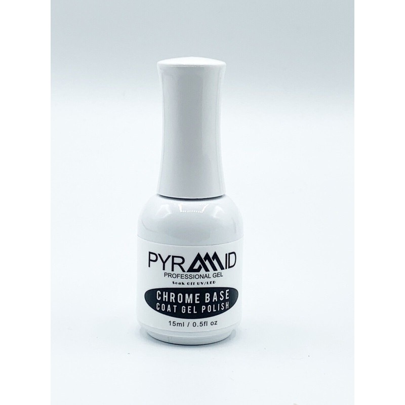 Pyramid Professional Gel Chrome Top & Base Coat Gel Polish