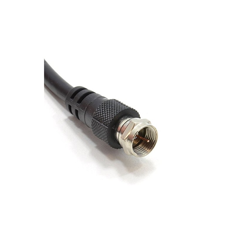kenable Coaxial Satellite to TV Aerial Cable F type Plug