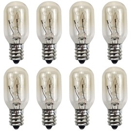 TIANFAN 8-Pack SES E12 Screw Cap Pygmy Lamps Refrigerator Light Bulbs Indicator Bulb Himalayan Salt Lamp Bulbs (15)