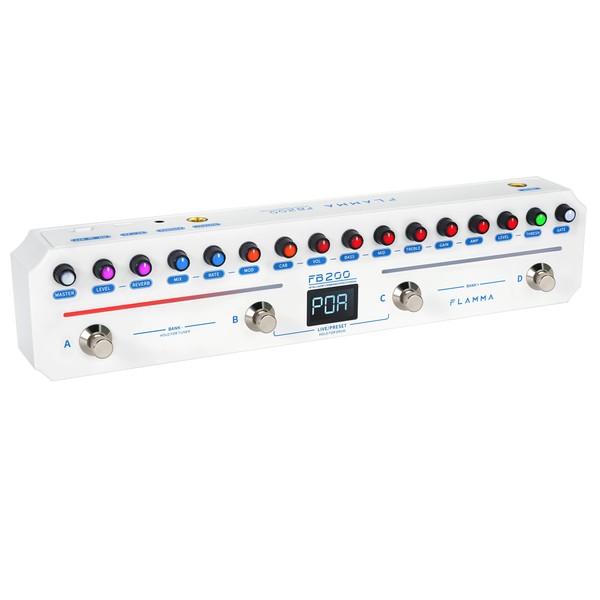 FLAMMA FB200 Intelligent Bass Multi-Effects Processor Pedal with 40 Presets