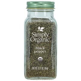 Simply Organic Black Pepper Medium Grind, 2.31 Oz