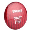Carbon Fiber Engine Start Stop Button Cover Trim Fit for