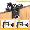 HUALIANG 8/10/15 mm Drilling Template, 3-in-1 Pocket Hole Jig Kit,