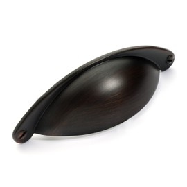 Dynasty Hardware P-8233-10B-25PK Shaker Style Cabinet Hardware Pull, Oil Rubbed Bronze, 25-Pack