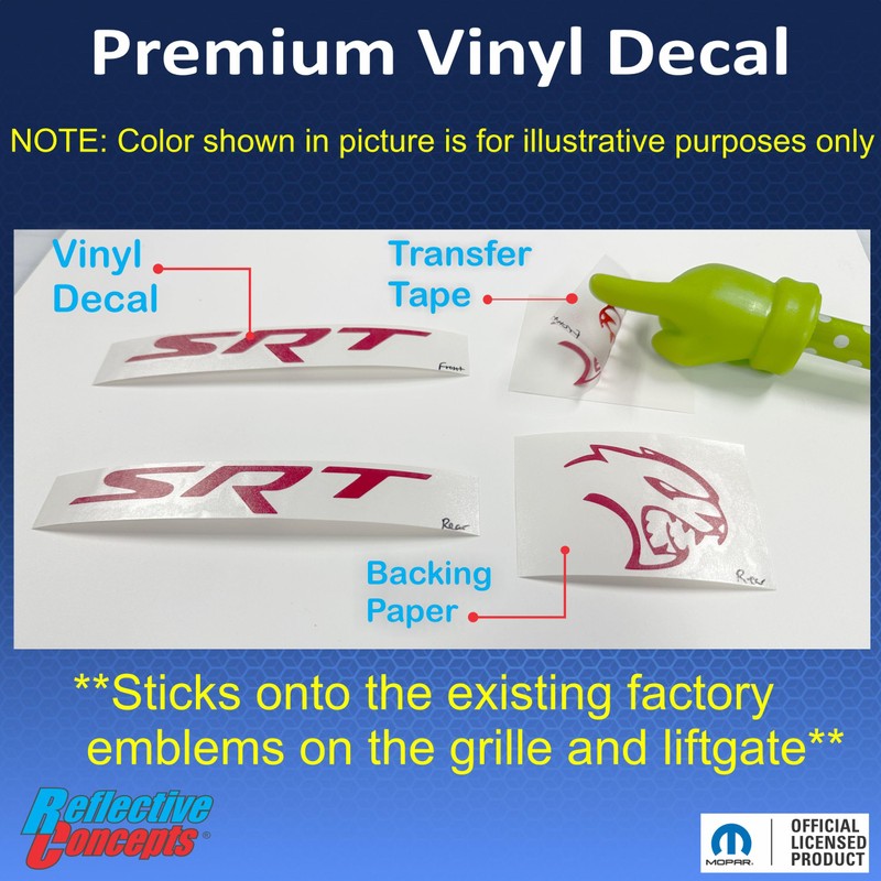 Reflective Concepts 2021, 2023, 2024 Durango SRT Hellcat Front and