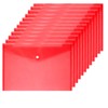 Wiekyze Poly Envelope 12 Pcs Document Envelopes with Snap Button