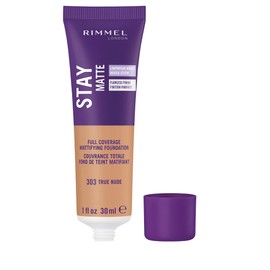 Rimmel London Stay Matte Liquid Mousse - 303 True Nude - Foundation, Lightweight, Shine Control, Oil-Free, 1oz