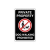 Safety First Display LTD Private property dog walking prohibited -