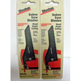 Disston 2 Disston Saber Jig Saw Blade 5422 M Wood Cutting 8 TPI NOS Switzerland Swiss