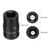 sourcing map 4 Point Square Socket 1/2" Drive 12mm Metric