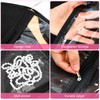 Vincreem 14 Pcs Garment Bags for Dance Costumes 50'' Clear
