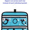 ANIZER Hanging Jewelry Organizer with 10 Zippered Clear Pockets for