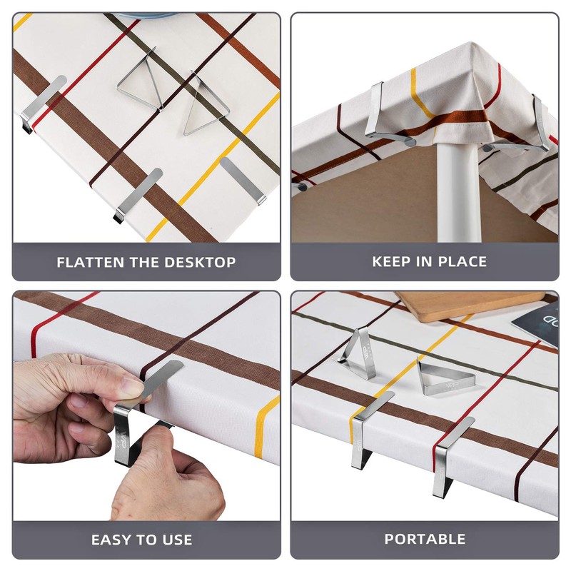 ozozo 12 Pack Tablecloth Clips - Tablecloth Clips for Outdoor