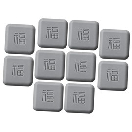 FUNOMOCYA 10pcs Doorstops Wall Door Handle Stopper Anti-Collision Pad for Door Wedge Stoppers