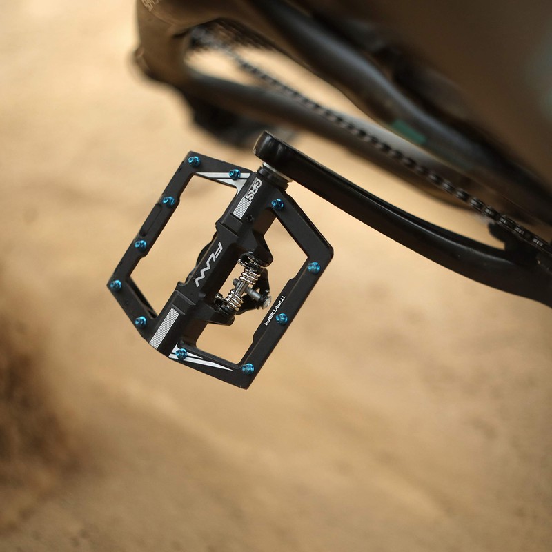 Funn Mamba MTB Clipless Pedals, Single Sided Clip, SPD Cleats