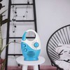 Zunate AM/FM Radio, Multifunctional Portable Shower Bathroom Hanging Music Radio