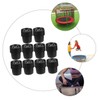 TEHAUX 10Pcs Wear Resistant Rubber Trampoline Leg Caps Non Slip